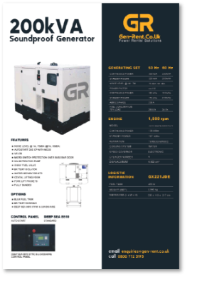 200kVA generator
